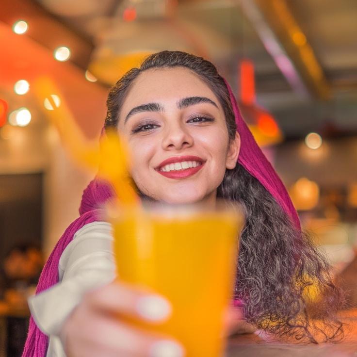 Portrait of Aria Solano, group coordinator and fusion cooking expert